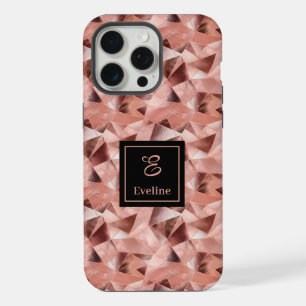 Boîtier personnalisé pour iPhone 16 Élégant Rose G