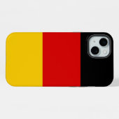 Boîtier pour Apple iPhone 15 Plus, drapeau de l'Al (Verso Horizontal)