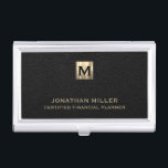 Boîtier Pour Cartes De Visite Boîtier de carte de visite en métal personnalisabl<br><div class="desc">Améliorez votre présentation professionnelle grâce à ce boîtier de cartes d'affaires en métal personnalisable, conçu pour les planificateurs financiers, les gestionnaires de patrimoine, les conseillers financiers et les professionnels. Conçu avec une construction entièrement métallique de haute qualité, ce coque respire la durabilité et le style. Le logo initial du monogramme...</div>