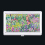 Boîtier Pour Cartes De Visite Claude Monet - Le jardin d'Iris à Giverny<br><div class="desc">Jardin d'Iris à Giverny / Jardin d'Artiste à Giverny - Claude Monet,  1899-1900</div>