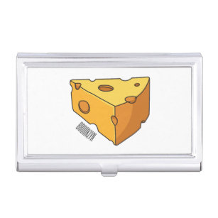 Boîtier Pour Cartes De Visite Illustration de fromage