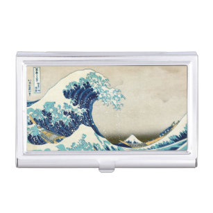 Boîtier Pour Cartes De Visite Katsushika Hokusai - La Grande vague au large de K