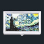 Boîtier Pour Cartes De Visite Nuit Van Gogh Starry<br><div class="desc">Nuit Van Gogh Starry</div>