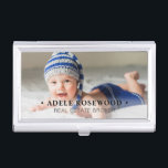 Boîtier Pour Cartes De Visite Photo élégante personnalisée<br><div class="desc">Envoyez-moi un courriel à JMR._Designs@yahoo.com si vous avez besoin d'aide ou si vous avez des demandes spéciales.</div>