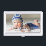 Boîtier Pour Cartes De Visite Photo élégante personnalisée<br><div class="desc">Envoyez-moi un courriel à JMR._Designs@yahoo.com si vous avez besoin d'aide ou si vous avez des demandes spéciales.</div>