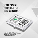 Boîtier Pour Cartes De Visite Processus de paiement du code QR simplifié<br><div class="desc">Le processus de paiement de code QR Made Easy Business Card Case est un accessoire élégant et innovateur qui combine la fonctionnalité d'un détenteur de carte avec la commodité des paiements de code QR. Ce coque élégant est conçu pour rationaliser vos transactions commerciales et effectuer des paiements sans effort. Conçu...</div>