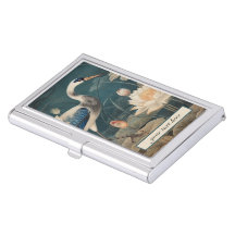 Vintage botanique bleu cranecustomizable