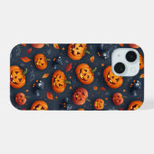 Boîtier pour iPhone15 sur le thème d'Halloween (Verso Horizontal)