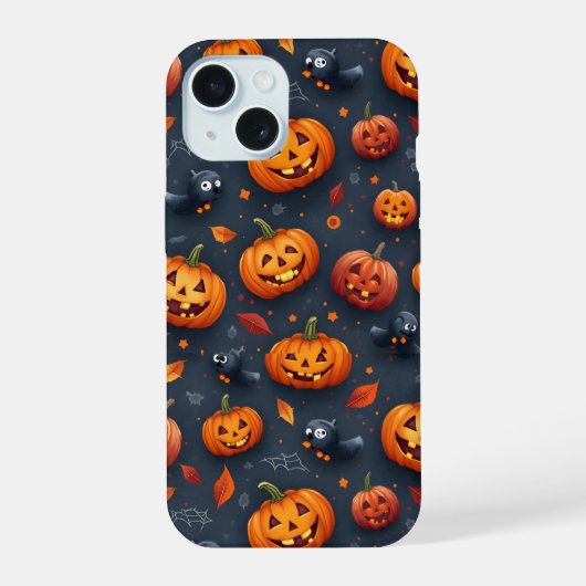 Boîtier pour iPhone15 sur le thème d'Halloween (Verso)