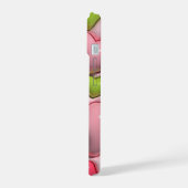 Boîtier téléphonique 3D Puffy Pink Love Heart (Côté gauche)