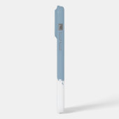 Boîtier téléphonique bleu miniature Mountain Icy (Côté gauche)