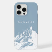 Boîtier téléphonique bleu miniature Mountain Icy (Verso)