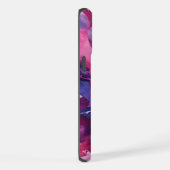 Boîtier téléphonique bleu violet blanc (Côté droit)