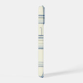 Boîtier téléphonique classique bleu et crème (Côté droit)