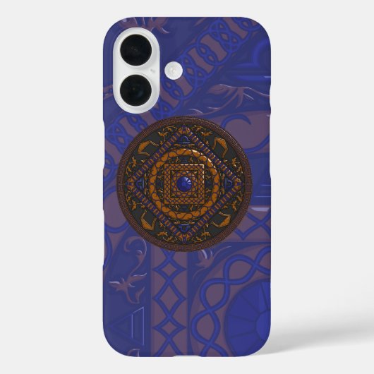 Boîtier téléphonique Coque Mandala de Libra (Verso)