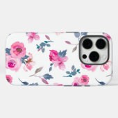 Boîtier téléphonique floral - Coque iPhone 16 Pro (Verso (horizontal))