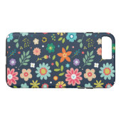 Boîtier téléphonique floral iPhone 8 Plus Coque de (Dos (Horizontal))
