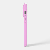 Boîtier téléphonique initial monogramme rose perso (Côté gauche)