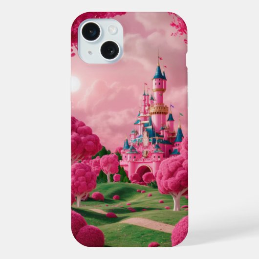 Boîtier téléphonique Iphone 13 rose (Verso)