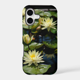 Boîtier téléphonique Lotus Waterllies jaune