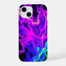 Boîtier téléphonique Neon Electrique Fluid Flames