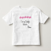 Boîtiers 2T - 5/6T Basic T-Shirt Pink Candy Police (Devant)