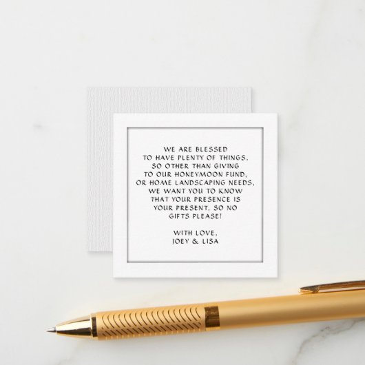 Boîtiers de cartes de souhaits carrés Couleurs neu (Devant/Arrière en situation)