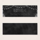 Boîtiers de registre cadeau Chalkboard String Ligh (Devant & derrière)