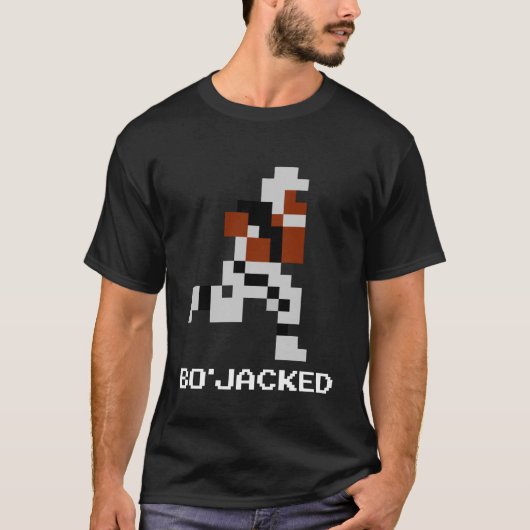 Bo'Jacked (zwart) T-shirt (Voorkant)