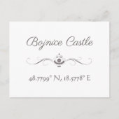 Bojnice Castle Latitude Longitude Briefkaart (Voorkant)