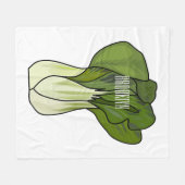 Bok choy cartoon illustratie fleece deken (Voorkant (Horizontaal))