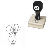 Bok choy cartoon illustratie 	rubberstempel (Gestempeld)