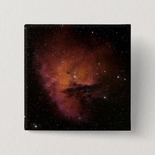 Bok Globules in NGC 281 Vierkante Button 5,1 Cm (Voorkant)