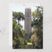 Bok Tower Wedding, gepersonaliseerd Kaart (Achterkant)