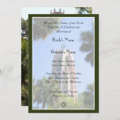 Bok Tower Wedding, gepersonaliseerd Kaart (Voorkant / Achterkant)