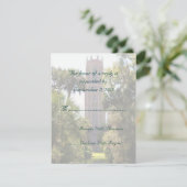 Bok Tower Wedding RSVP Persoonlijk (Staand voorkant)