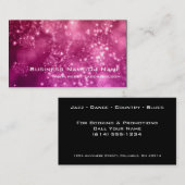 Bokeh 16 (Muziek of DJ) Visitekaartjes (Voorkant / Achterkant)