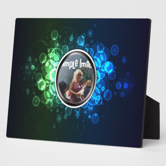 Bokeh Art Plaque Fotoplaat (Zijkant)