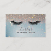 Bokeh Beauty Salon Make-up Artiest Lash Extensions Visitekaartje (Voorkant)