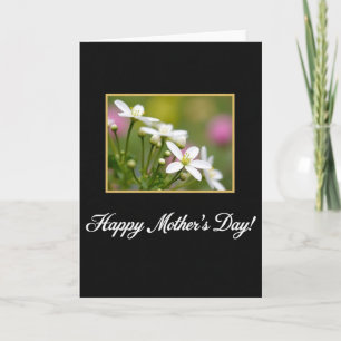Bokeh Bloem Frame Kaart