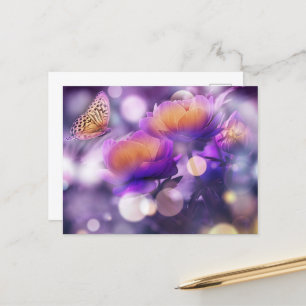 Bokeh Butterfly Briefkaart