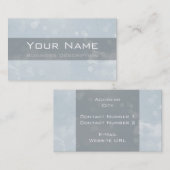 Bokeh Carte de visite (Devant / Derrière)