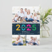 Bokeh Collage COULEUR ÉDITABLE Cartes photos du No (Debout devant)