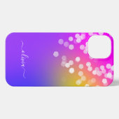  Bokeh Colorful Gradient iPhone Hoesje (Achterkant horizontaal)