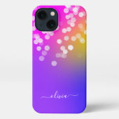  Bokeh Colorful Gradient iPhone Hoesje (Achterkant)