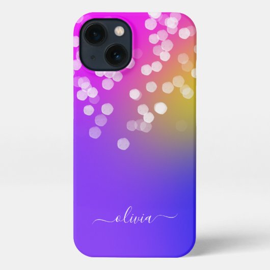  Bokeh Colorful Gradient iPhone Hoesje (Achterkant)