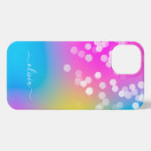  Bokeh Colorful Gradient iPhone Hoesje (Achterkant horizontaal)