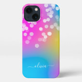  Bokeh Colorful Gradient iPhone Hoesje (Achterkant)