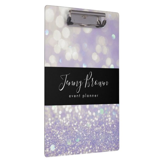 bokeh crystal glitter pastel monogram Klembord (Rechts)