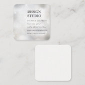 Bokeh | Design Studio Vierkante Visitekaartje (Voorkant / Achterkant)